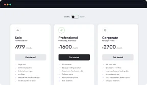 Tablex - Pricing table demo 5