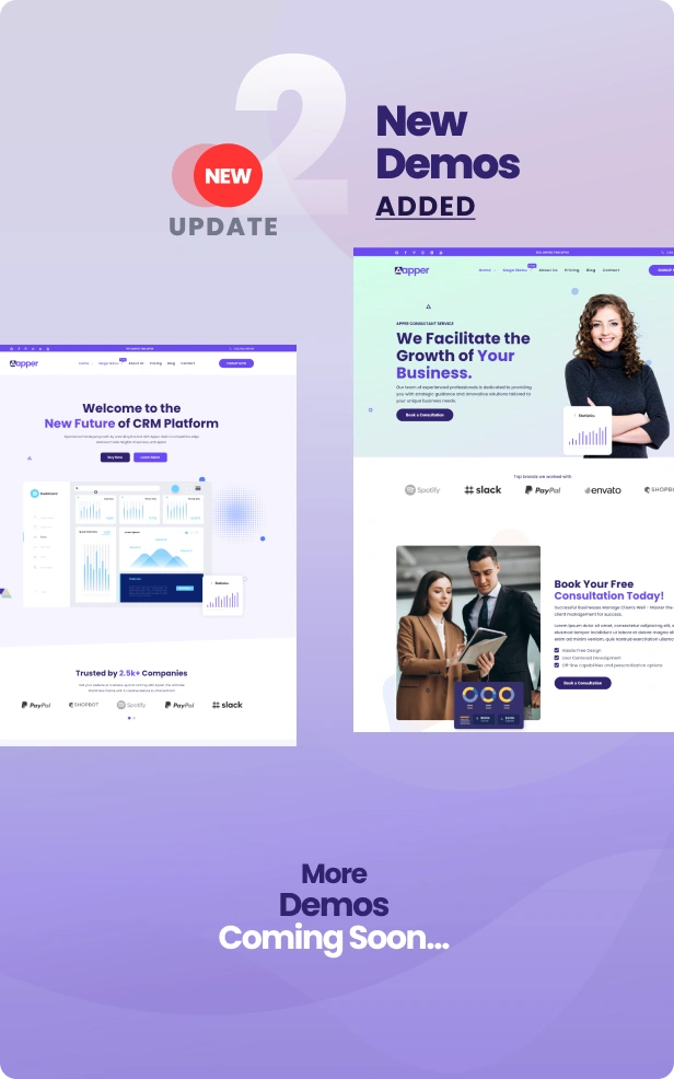 Apper - WordPress Multi-concept Landing Page Theme